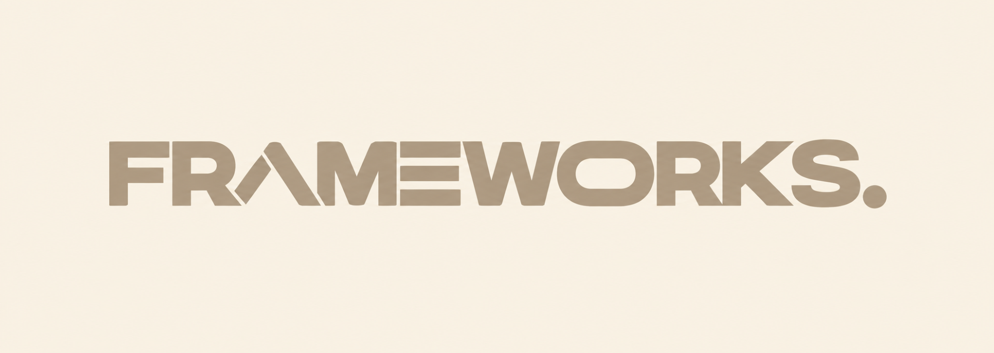 FRAMEWORKS. wordmark
